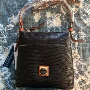 Dooney & Burke Leather Grain Letter Carrier